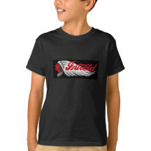 Vintage Motorcykel Logotyp Svart