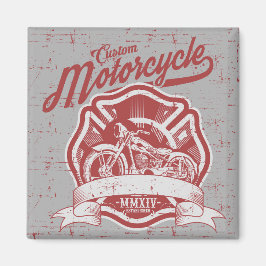 Vintage Motorcykel Magnet