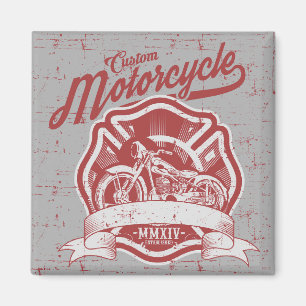 Vintage Motorcykel Magnet