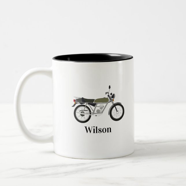 Vintage Motorcykel Mugg  (Vänster)