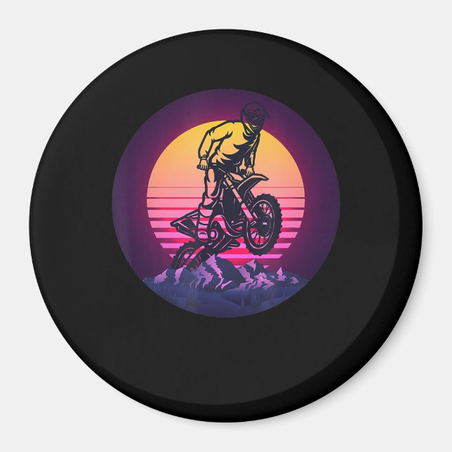 Vintage: Motorcykelgift för Biker Magnet (Framsidan)