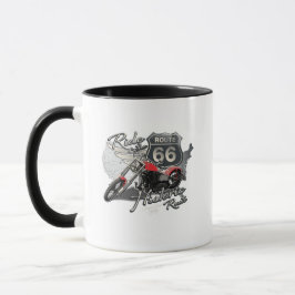 Vintage Motorcykeltur Route 66 Mugg