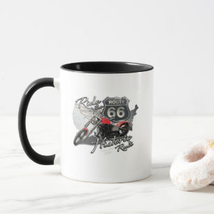 Vintage Motorcykeltur Route 66 Mugg