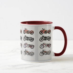 VINTAGE MOTORCYKLAR MUGG