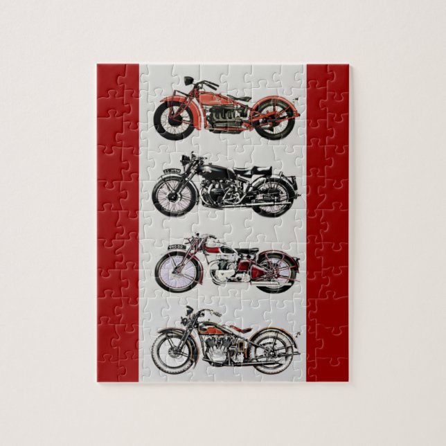 VINTAGE MOTORCYKLAR PUSSEL (Vertikal)