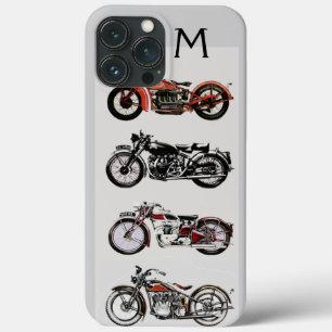 VINTAGE MOTORCYKLES MONOGRAM