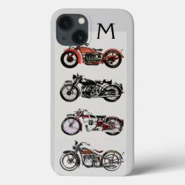 VINTAGE MOTORCYKLES MONOGRAM