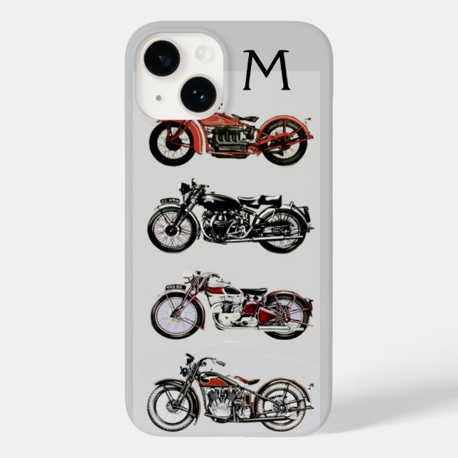 VINTAGE MOTORCYKLES MONOGRAM (Baksida)