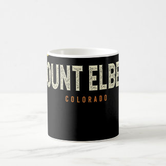 Vintage Mount Elbert Colorado Berg Vandring Sol Kaffemugg