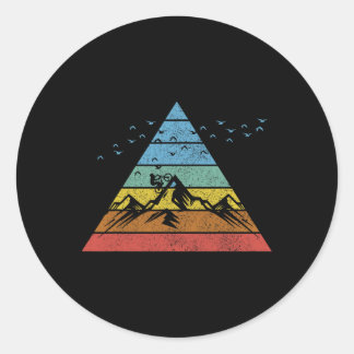 Vintage Mountain Bike Mtb Downhill Biking Cycling  Runt Klistermärke