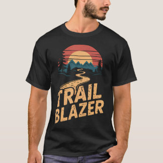Vintage Mountain Hiker Trail Blazer Retro Hiking C T Shirt