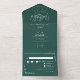Vintage Mountain Rustic Emerald OSA