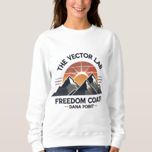 Vintage Mountain Sunset - Outdoor Äventyr Retro T Shirt