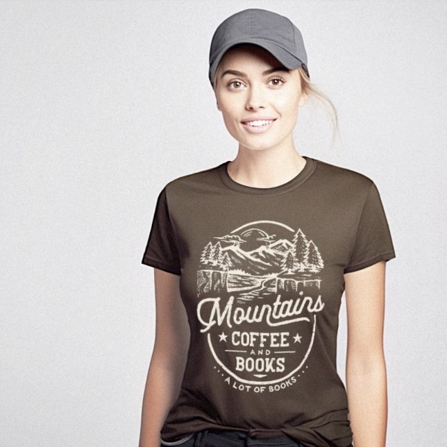 Vintage Mountains Bokar T Shirt (Vintage Mountains Books T-Shirt)