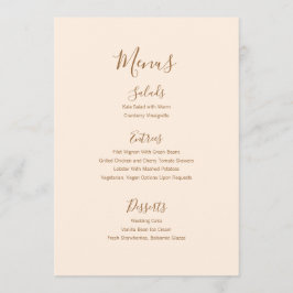 Vintage Mourish Ram Bröllop Bord Card & Menu Program