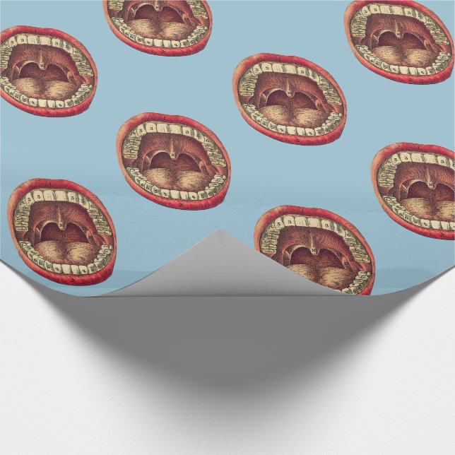 Vintage Mouth Presentpapper (Hörn)