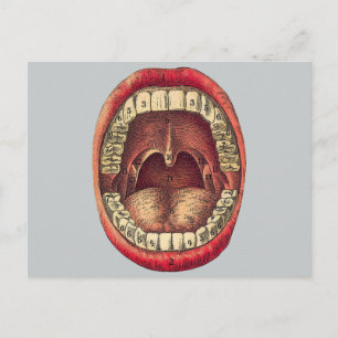 Vintage Mouth Vykort