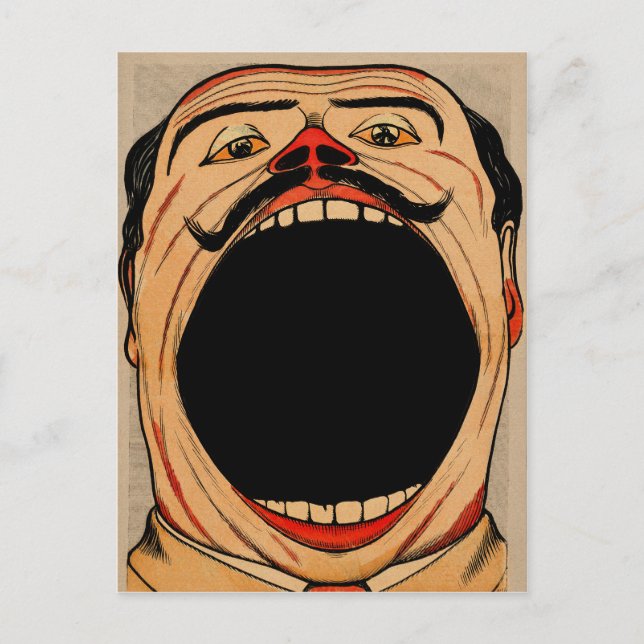 Vintage Mouth Vykort (Framsida)