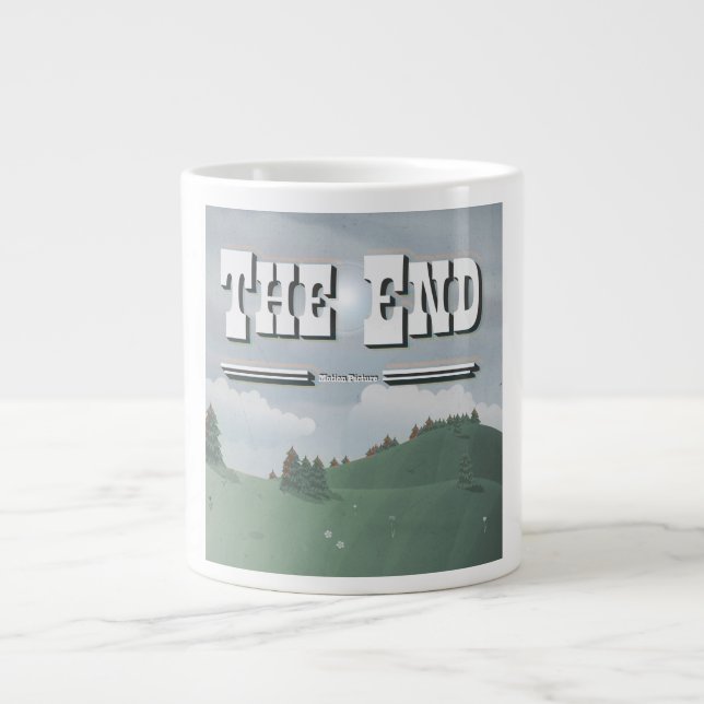 Vintage Movie Kredit Jumbo Mugg (Framsidan)