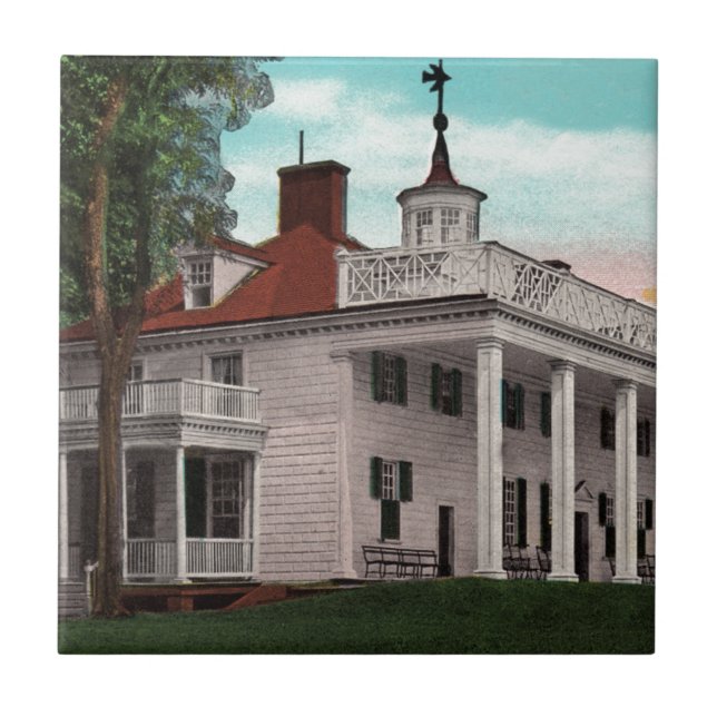 Vintage Mt. Vernon Kakelplatta (Framsidan)