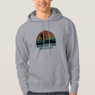 Vintage MTB-äventyr - Mountainbike Hoodie