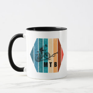Vintage Mtb Downhill Mountainbiking Mugg