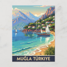 Vintage Mugla Turkey Travel