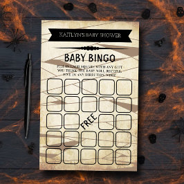 Vintage Mumme att vara | Halloween Baby Shower Bin