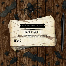 Vintage Mumme att vara | Halloween Baby Shower Dia Tilläggskort