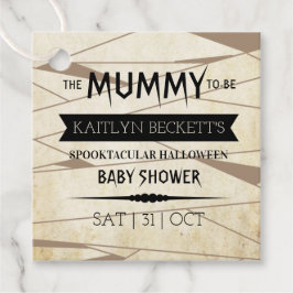 Vintage Mumme att vara | Halloween Baby Shower Gåvor Etiketter
