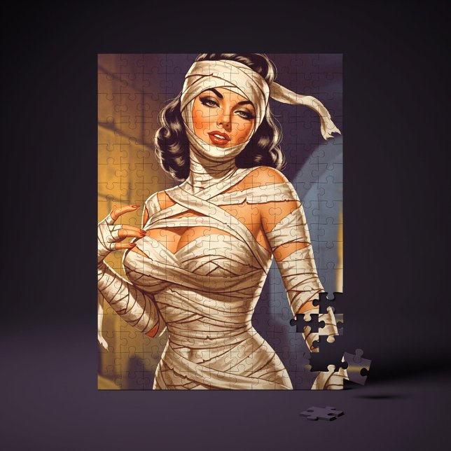 Vintage Mummie Pin-up Pussel (Skapare uppladdad)