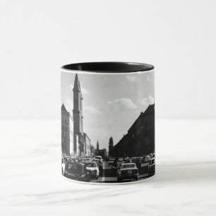 Vintage München ludwigstraße Universiteten kyrka 1 Mugg