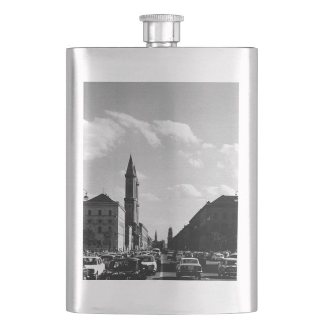 Vintage München ludwigstraße Universiteten kyrka Fickplunta (Framsidan)