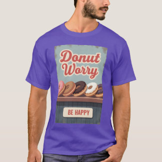 Vintage-munkaffisch Retro efterrätternas väggkonst T Shirt