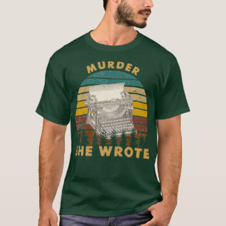 Vintage Murder Hon skrev Kärlek Gift Murder Hon T Shirt