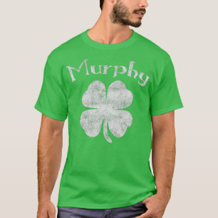 Vintage Murphy Irish Shamrock St Pattys Day T Shirt