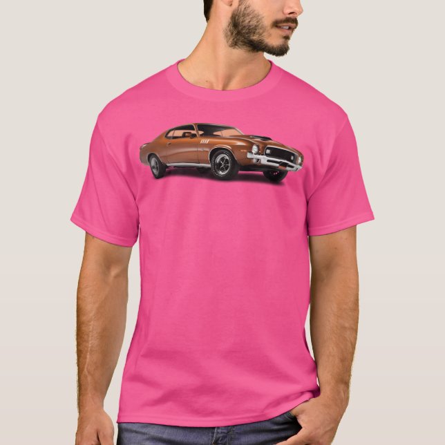 vintage muscle car t shirt (Framsida)