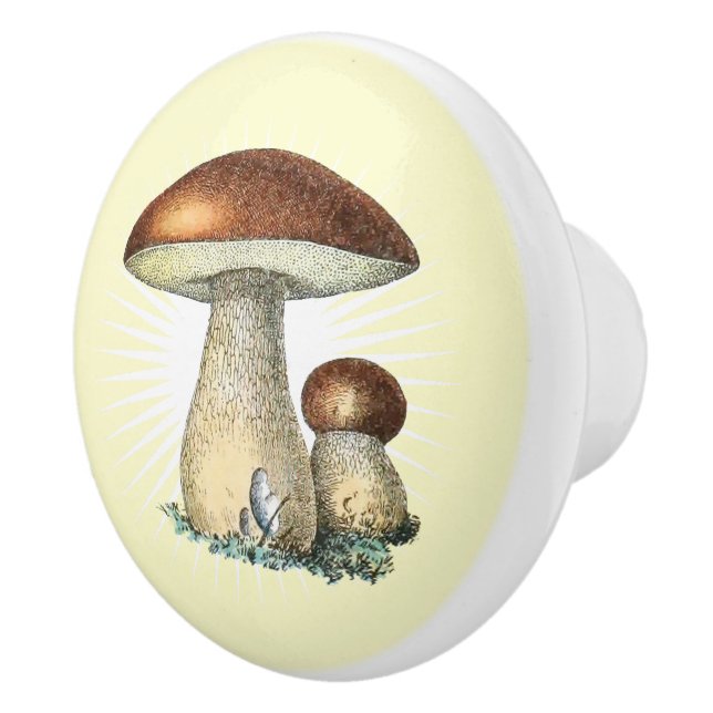 Vintage Mushroom Art Knopp (Höger)