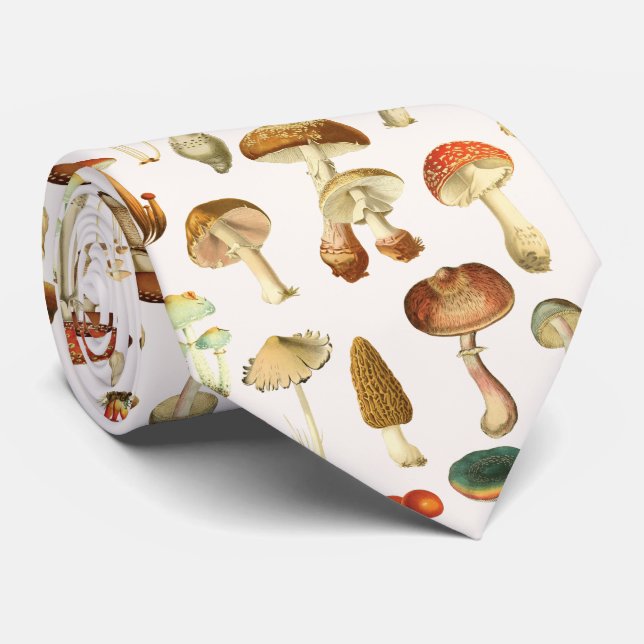 Vintage Mushroom Mönster Slips (Rullad)