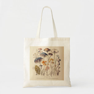 Vintage Mushroom Naturalist Tygkasse