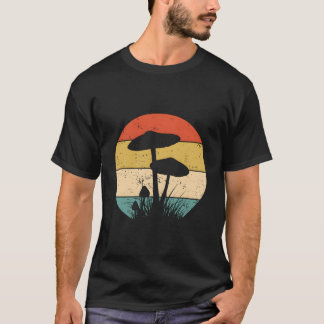 Vintage Mushroom Retro Mushroom Mycology T Shirt
