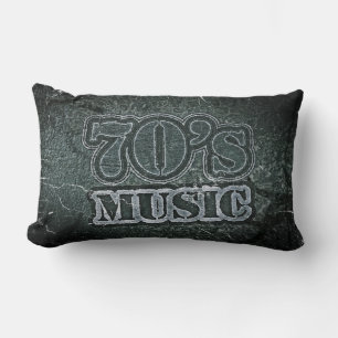 Vintage Music 70's Lumbarkudde