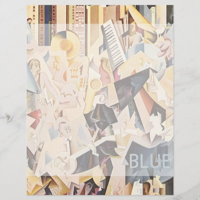 Vintage Music, Art Deco Jazz, Rhapsody i Blue (Framsida)