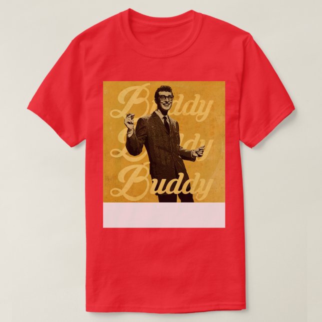 Vintage Music Buddy T Shirt (Design framsida)