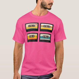 vintage music cassette boy t shirt
