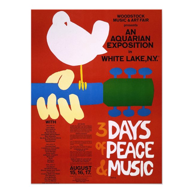 Vintage Music Festival Poster (Framsidan)