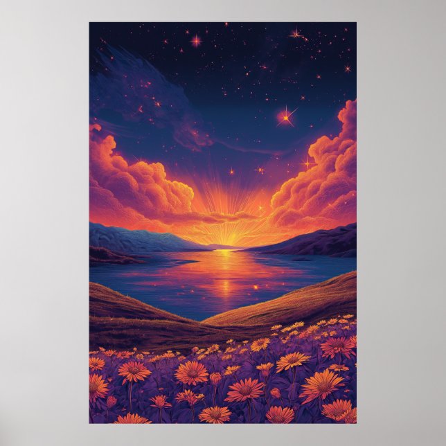 Vintage Music Festival Poster av Moebius Transform (Framsidan)