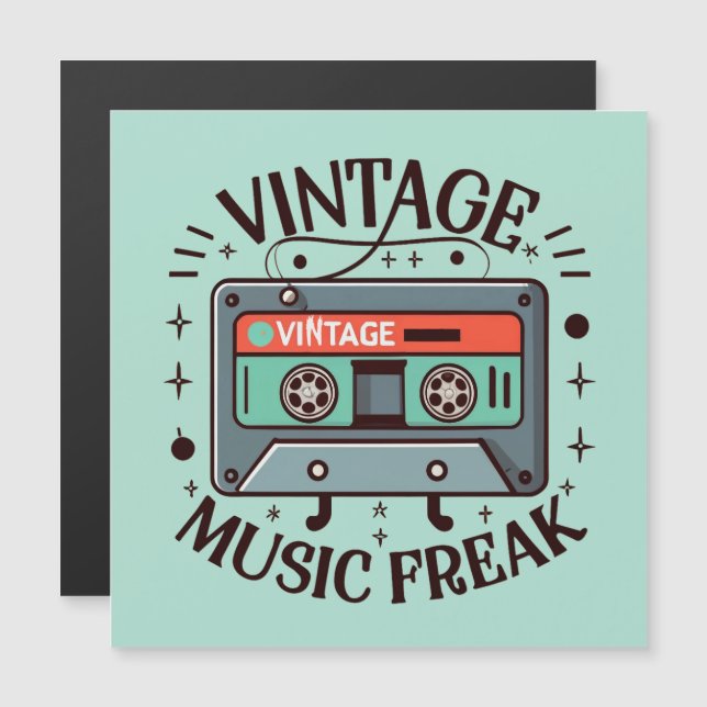 Vintage Music Freak (Fram/baksida)