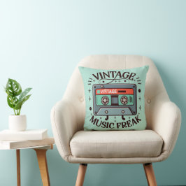 Vintage Music Freak Kudde