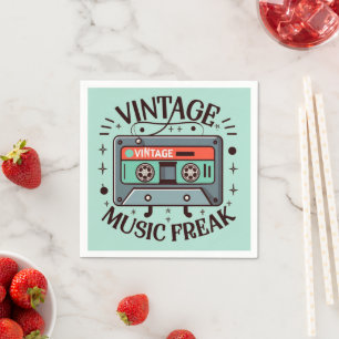 Vintage Music Freak Pappersservett